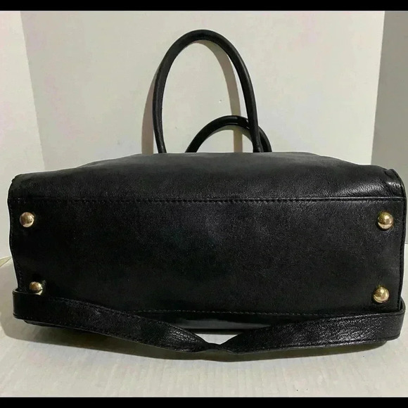 Michael kors Black leather satchel handbag - Picture 3 of 12